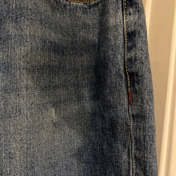 Y2K Rocawear Baggy Wide Leg Embroidered Design Pocket Jeans Men’s Size 32 - Picture 4 of 11